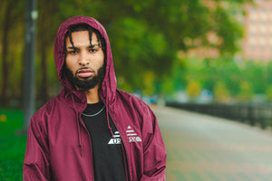 Cross Logo Windbreaker